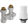 Mexen G02 set termostatic cu două tuburi DN50, drept 1/2"x16 mm, nichel - W912-016-928-01