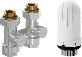 Mexen G03 set termostatic cu două tuburi DN50, drept 1/2"x16 mm, nichel - W912-016-938-01