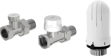 Mexen G03 egyenes termosztatikus készlet, nikkel - W914-012-938-01