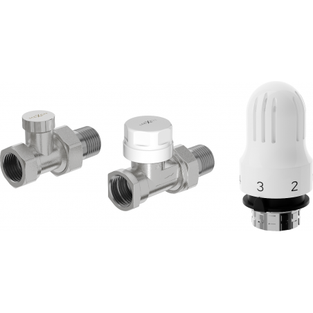 Mexen G04 set termostatic unghiular, nichel - W914-012-948-01