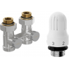 Mexen G04 termosztatikus készlet kétcsöves DN50, egyenes 1/2"x3/4", nikkel - W912-012-948-01