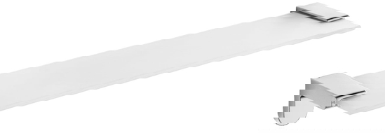 Mexen Lea raft suspendat din sticlă, crom - 7026037-00