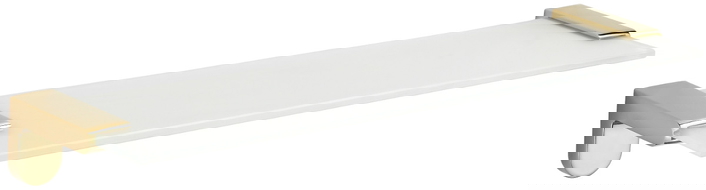 Mexen Lea raft de sticlă suspendat, Aurie - 7026037-50