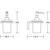 Mexen Lea dozator săpun, auriu - 70260388-50