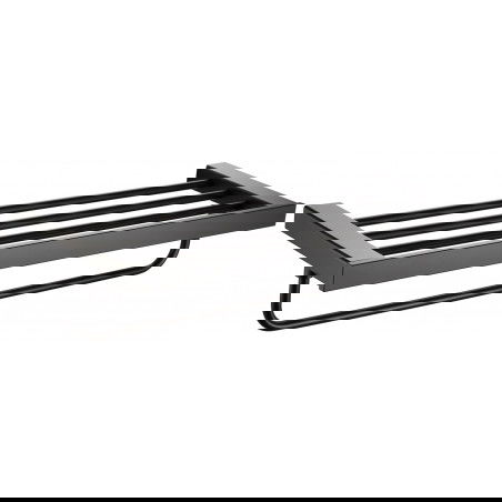 Mexen Pavo raft pentru prosoape, Neagră - 7030420-70