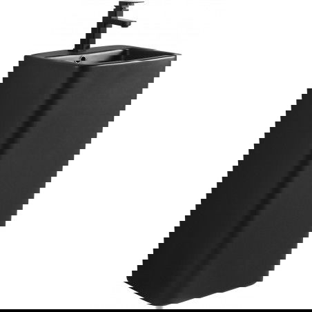 Mexen Otra lavoar independent 40 x 40 cm, negru mat - 26034070