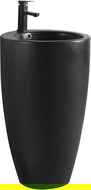 Mexen Alona chiuvetă de sine stătătoare 50 x 50 cm, negru mat - 26094870