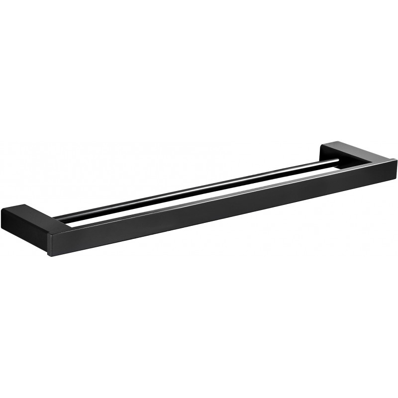 Mexen Pavo cuier dublu pentru prosop, negru - 7030425-70