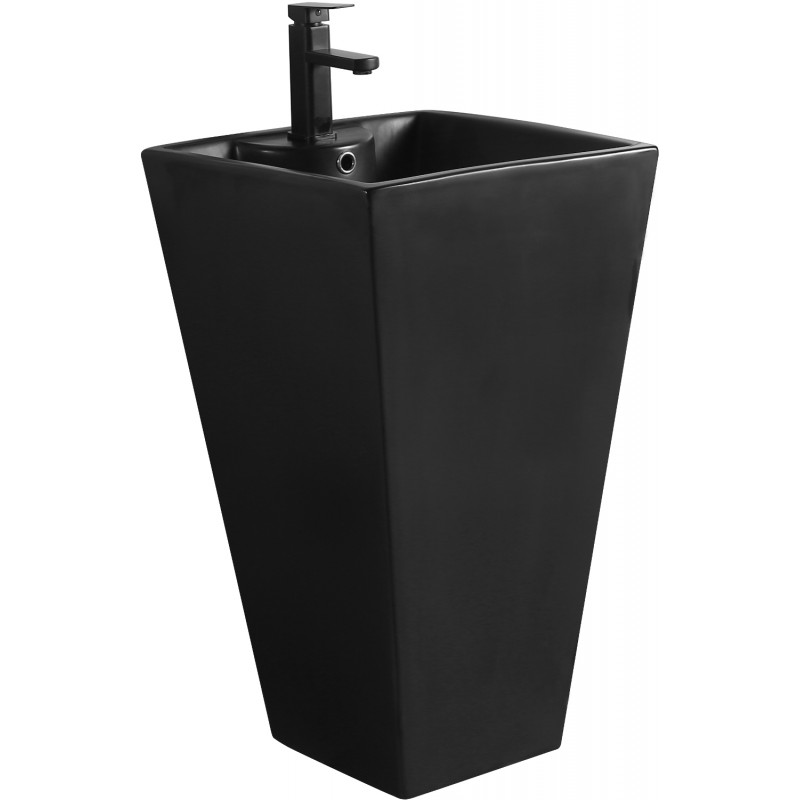 Mexen Pia chiuvetă de sine stătătoare 47 x 47 cm, negru mat - 26104770