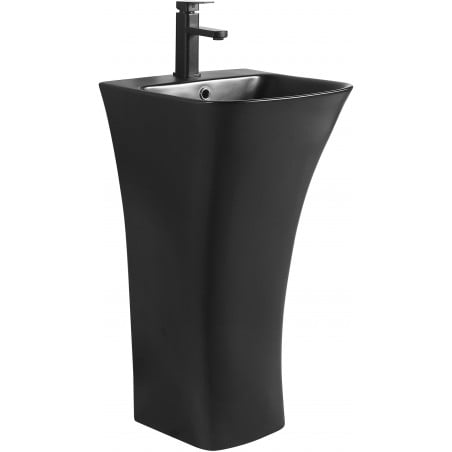 Mexen Nel lavoar independent 45 x 44 cm, negru mat - 26134570