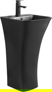 Mexen Nel lavoar independent 44 x 43 cm, negru mat - 26134570