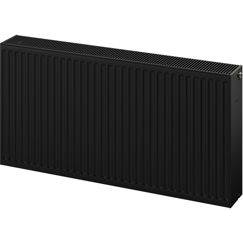 Mexen CC33 lapradiátor 300 x 1400 mm, alsó középső csatlakozás, 1868 W, fekete - W6C33-030-140-70
