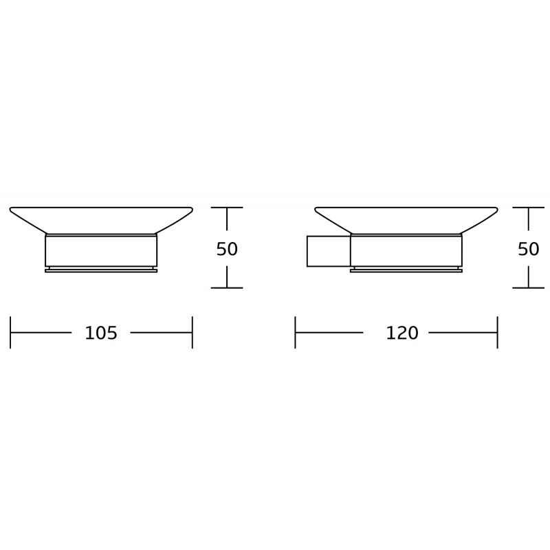 Mexen Pavo suport săpun, auriu - 7030439-50