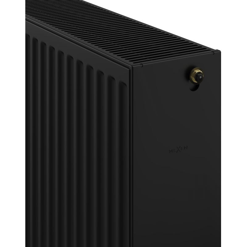 Mexen CC33 fémlemez radiátor 500 x 1200 mm, alsó középcsatlakozás, 2425 W, fekete - W6C33-050-120-70