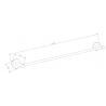 Mexen Remo cuier pentru prosop, Albă - 7050724-20