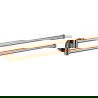 Mexen Remo cuier dublu rotativ pentru prosop, Roz-auriu - 70507255-60