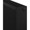 Mexen CC33 lapos radiátor 900 x 1300 mm, alsó középső csatlakozás, 4137 W, fekete - W6C33-090-130-70