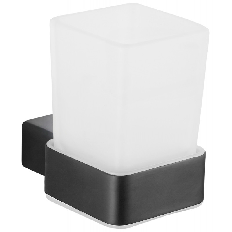 Mexen Pavo fekete fogmosó pohár - 7030438-70