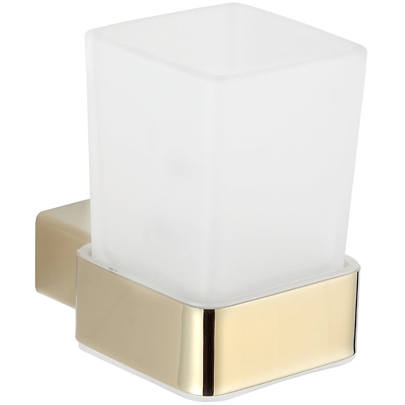 Mexen Pavo fogkefetartó pohár, arany - 7030438-50