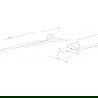 Mexen Remo cuier dublu pentru prosoape, Roz-auriu - 7050725-60