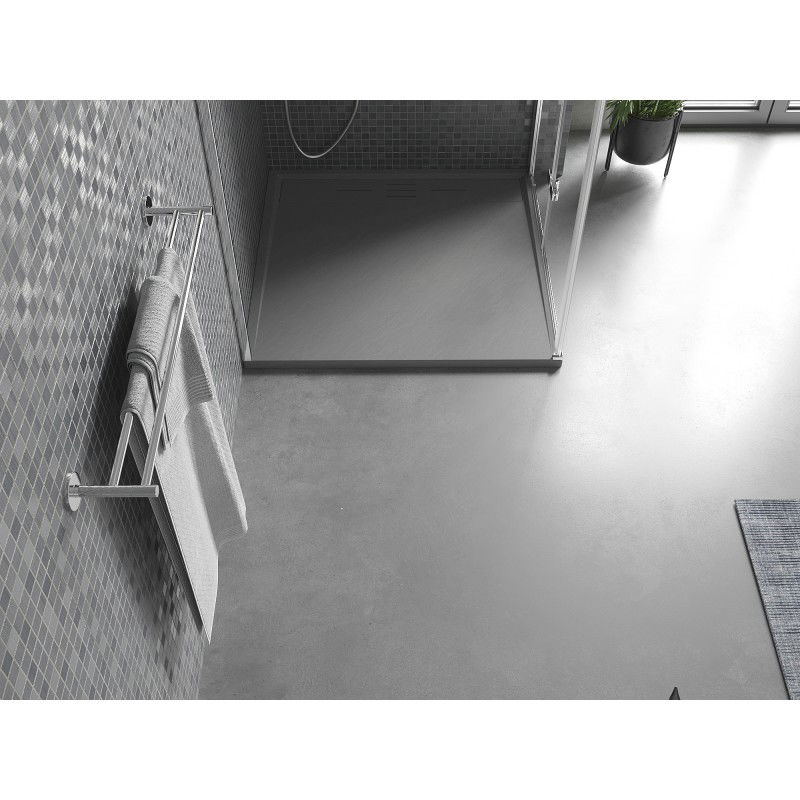 Mexen Amon broască pătrată SMC 80 x 80 cm, gri - 4F618080