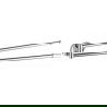 Mexen Remo cuier dublu rotativ pentru prosop, Crom - 70507255-00