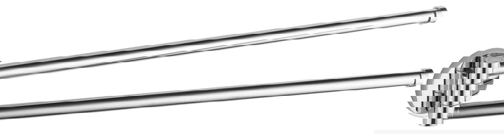 Mexen Remo cuier dublu rotativ pentru prosop, Crom - 70507255-00