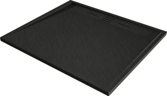Mexen Amon cadă de duș dreptunghiulară SMC 100 x 90 cm, negru - 4F709010