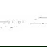 Mexen Vox cuier pentru prosop, Crom - 707024-00