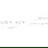 Mexen Vox suport dublu pentru prosop, crom - 707025-00