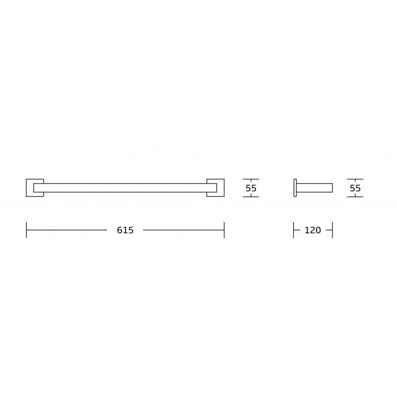 Mexen Vox suport dublu pentru prosop, auriu - 707025-55