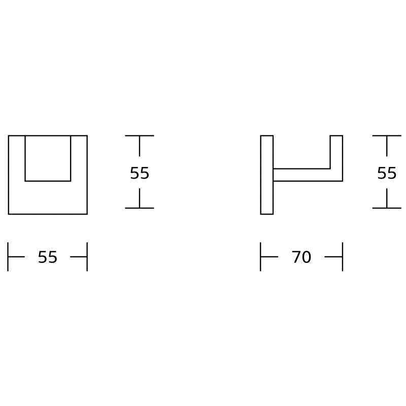 Mexen Vox cârlig pentru prosop, crom - 707035-00