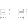 Mexen Vox cârlig pentru prosop, auriu periat - 707035-55