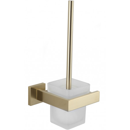 Mexen Vox perie de toaletă, aurie periată - 707050-55