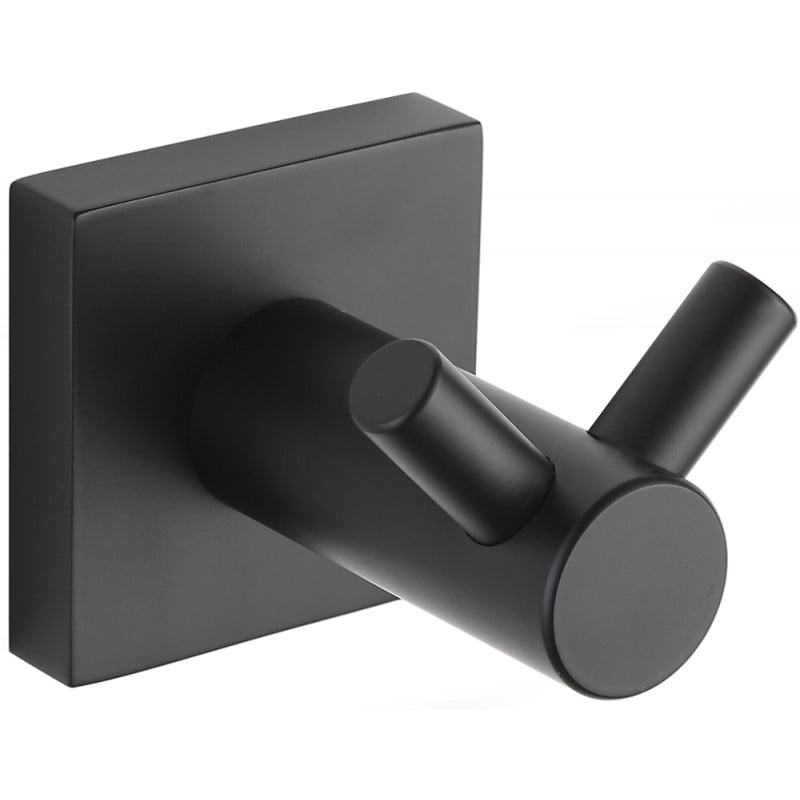 Mexen cârlig dublu pentru prosop, negru - 7081835-70