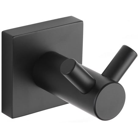 Mexen cârlig dublu pentru prosop, negru - 7081835-70