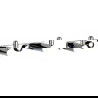 Mexen cuier triplu pentru prosoape, Crom - 709163-00
