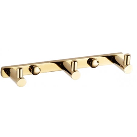 Cârlig triplu pentru prosop Mexen, auriu - 709163-50
