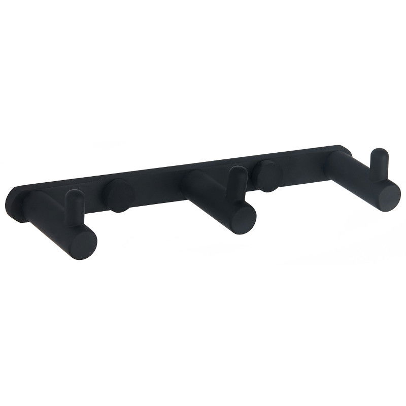 Mexen cârlig triplu pentru prosop, negru - 709163-70