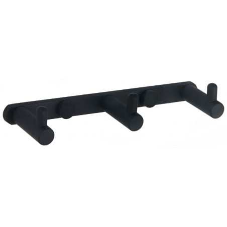 Mexen cârlig triplu pentru prosop, negru - 709163-70