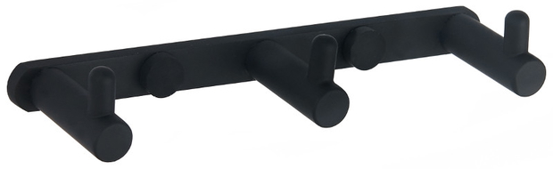 Mexen cârlig triplu pentru prosop, negru - 709163-70