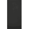 Mexen Bert cădiță dreptunghiulară SMC 160 x 90 cm, negru - 4K709016