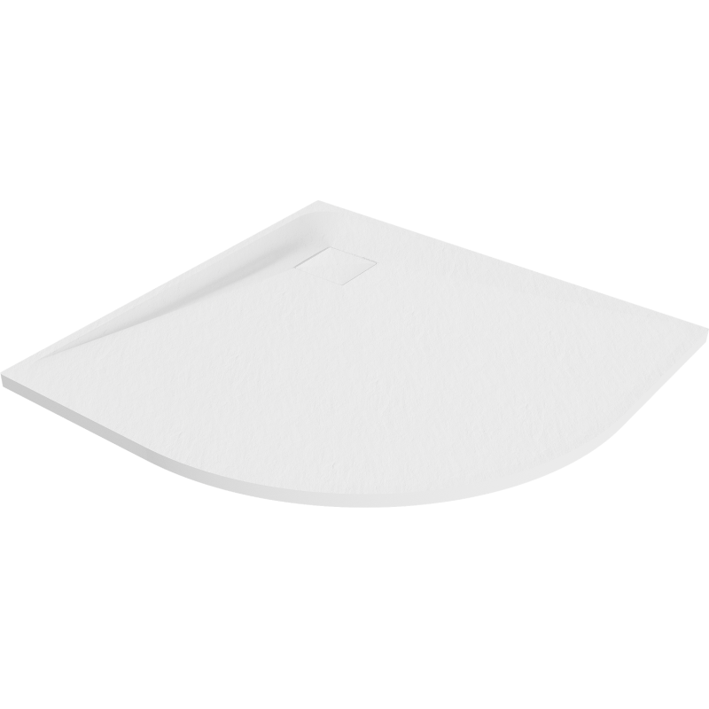 Mexen Bert cabina de duș semicirculară SMC 90 x 90 cm, albă - 4KR109090