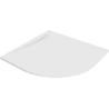 Mexen Bert cabina de duș semicirculară SMC 90 x 90 cm, albă - 4KR109090
