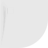 Mexen Bert cabina de duș semicirculară SMC 90 x 90 cm, albă - 4KR109090