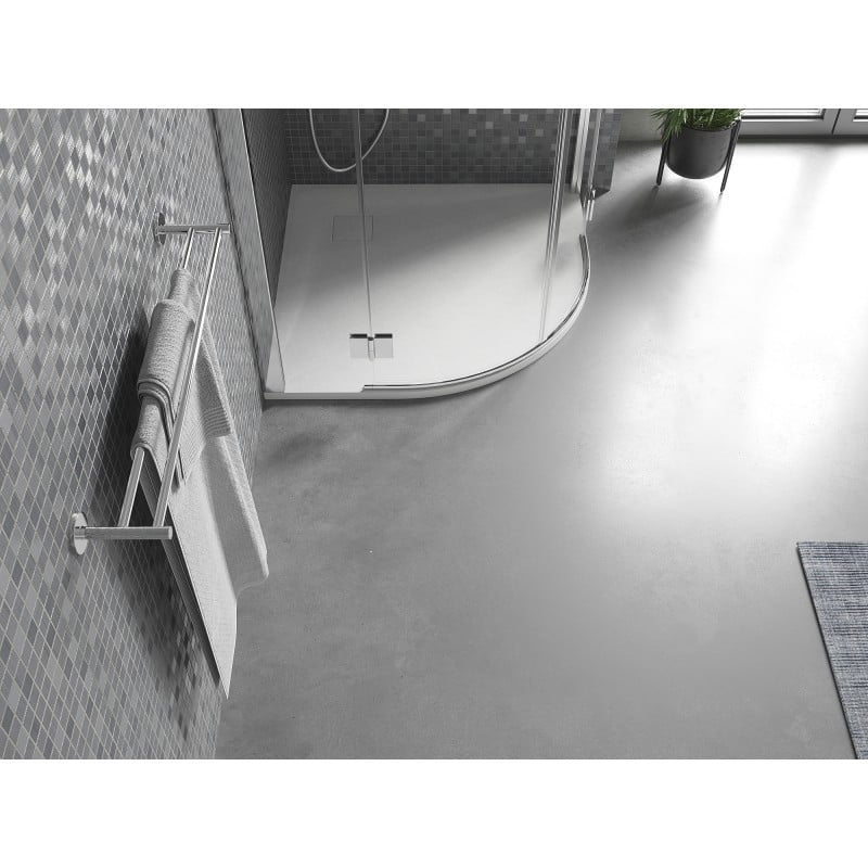 Mexen Bert brodzik semi-rotund SMC 90 x 90 cm, alb - 4KR109090