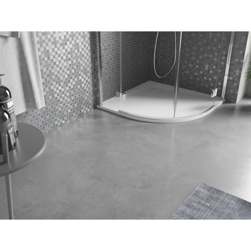 Mexen Bert brodzik semi-rotund SMC 90 x 90 cm, alb - 4KR109090