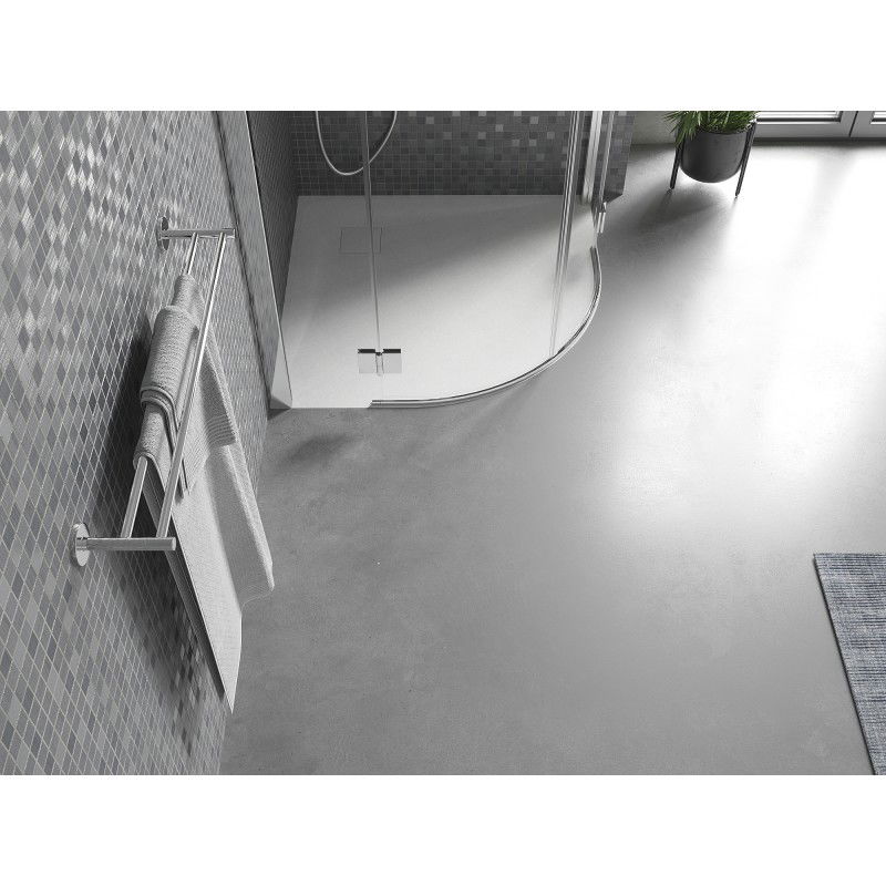 Mexen Bert brodzik semi-rotund SMC 90 x 90 cm, alb - 4KR109090