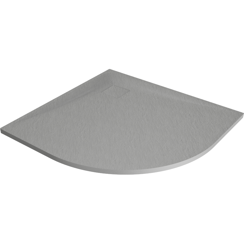 Mexen Bert félkör alakú zuhanytálca SMC 90 x 90 cm, szürke - 4KR619090
