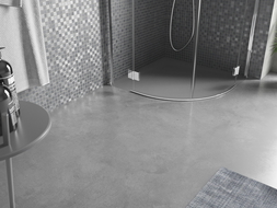 Mexen Bert félköríves SMC zuhanytálca 90 x 90 cm, szürke - 4KR619090